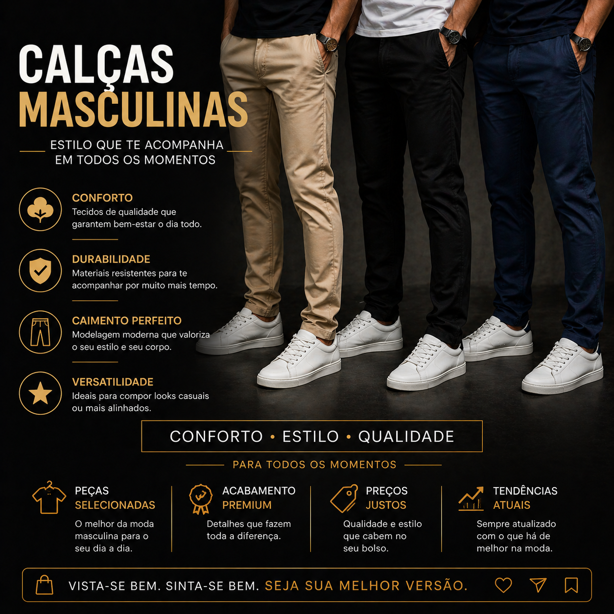 👖 Calças Masculinas