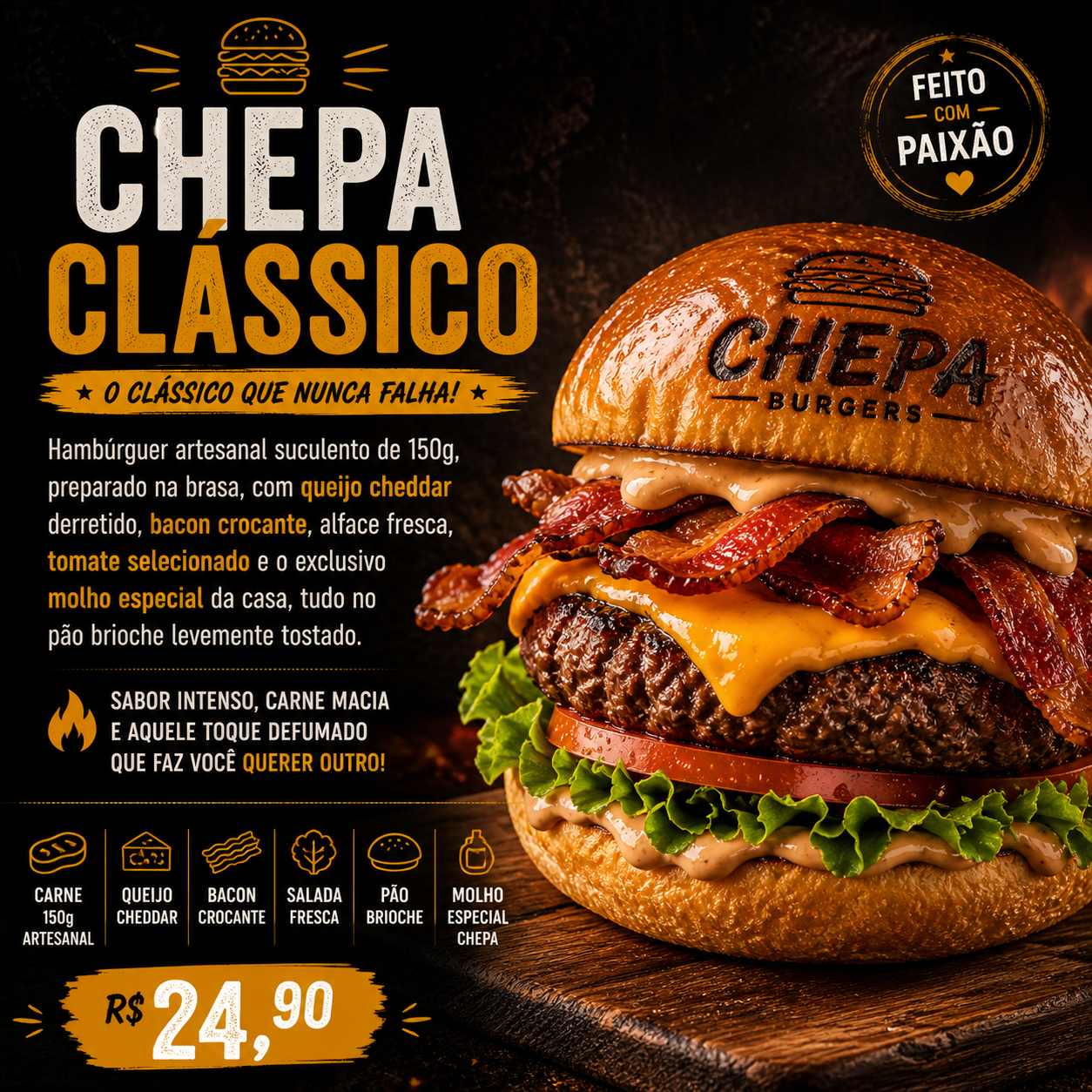 🍔 Chepa Clássico