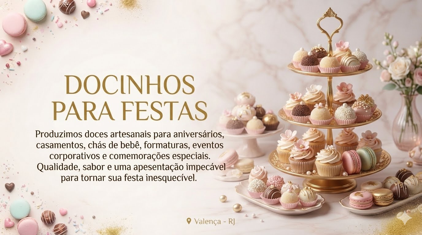 🍬 DOCINHOS PARA FESTAS